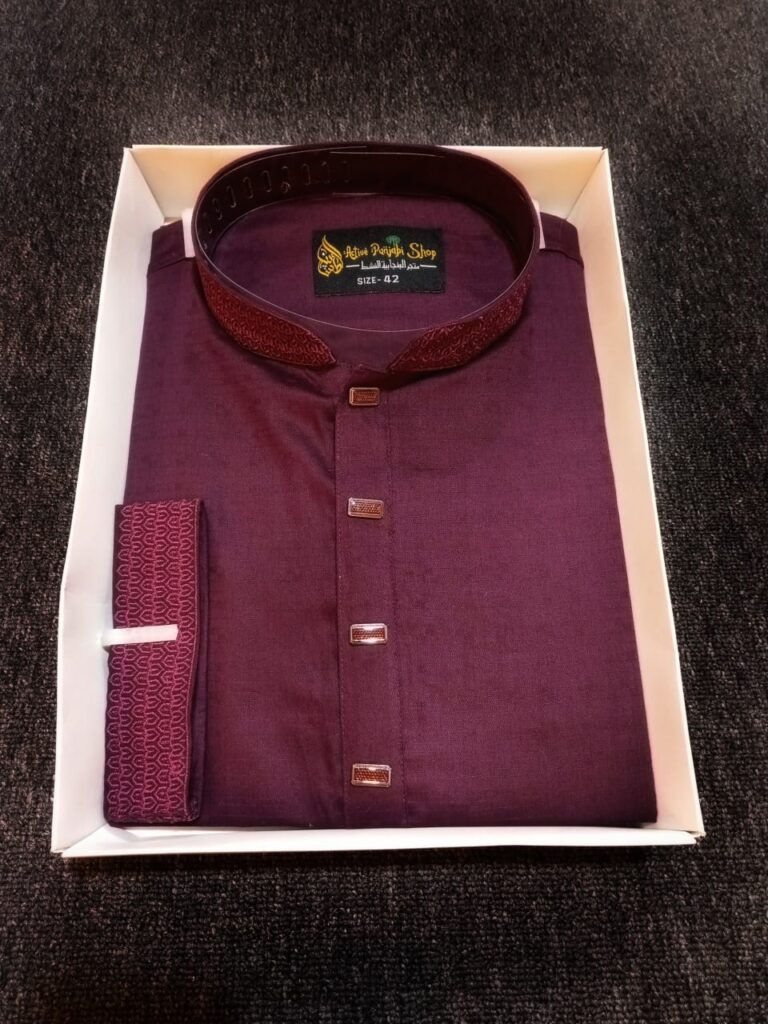 Premium cotton burnt crimson